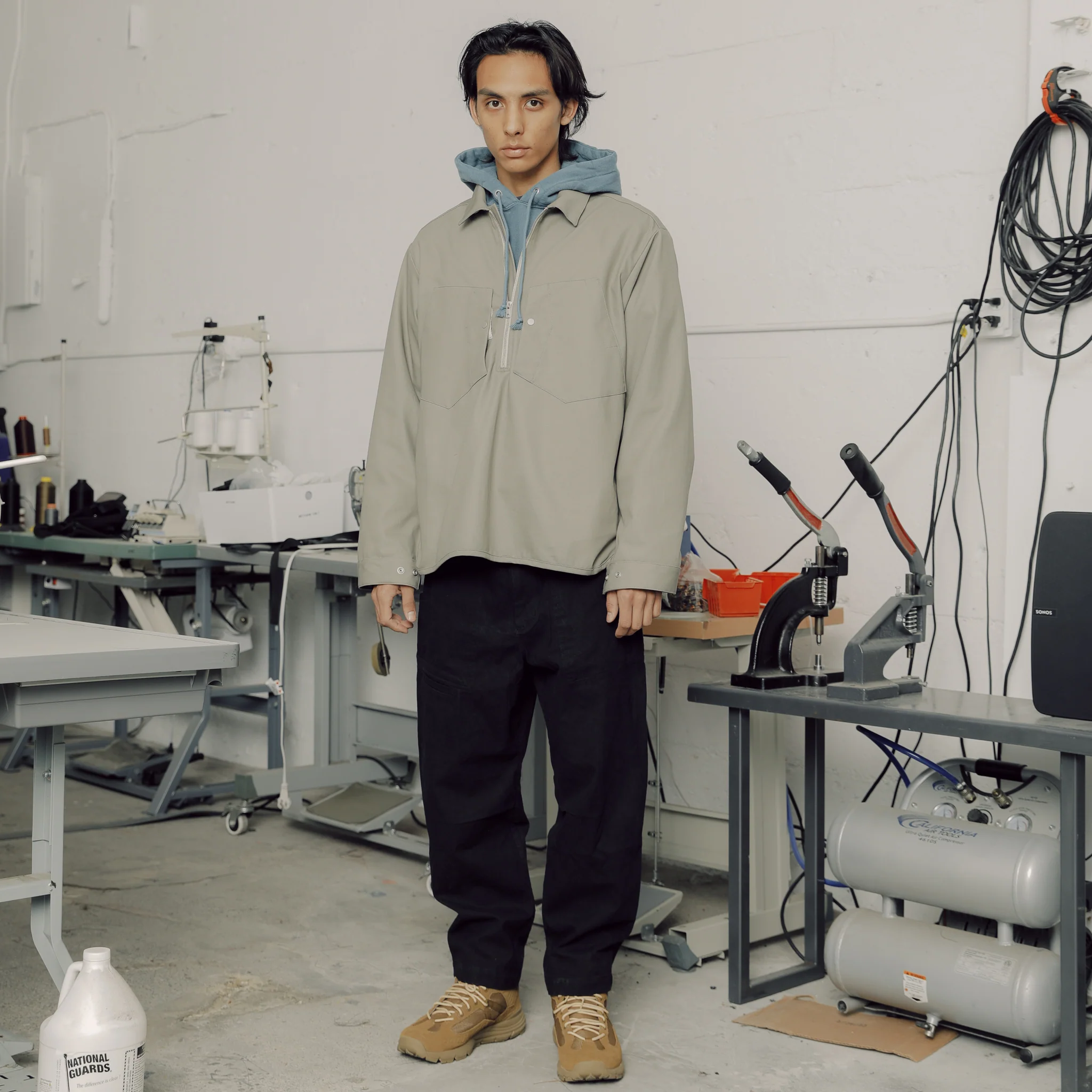 Corpsware Half Zip Work Shirt - Image 5