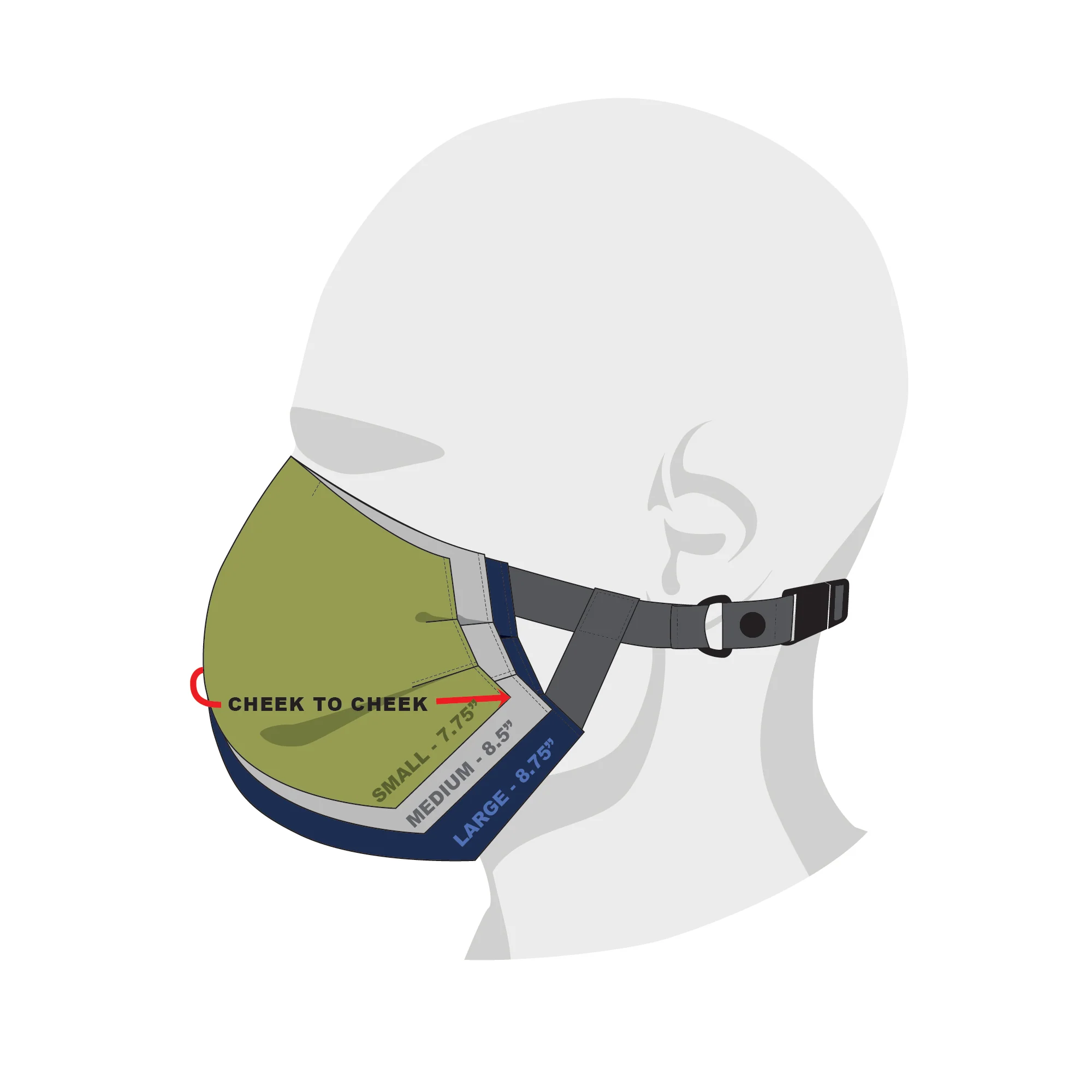 Face Covering - Blue Digi Camo - Image 10