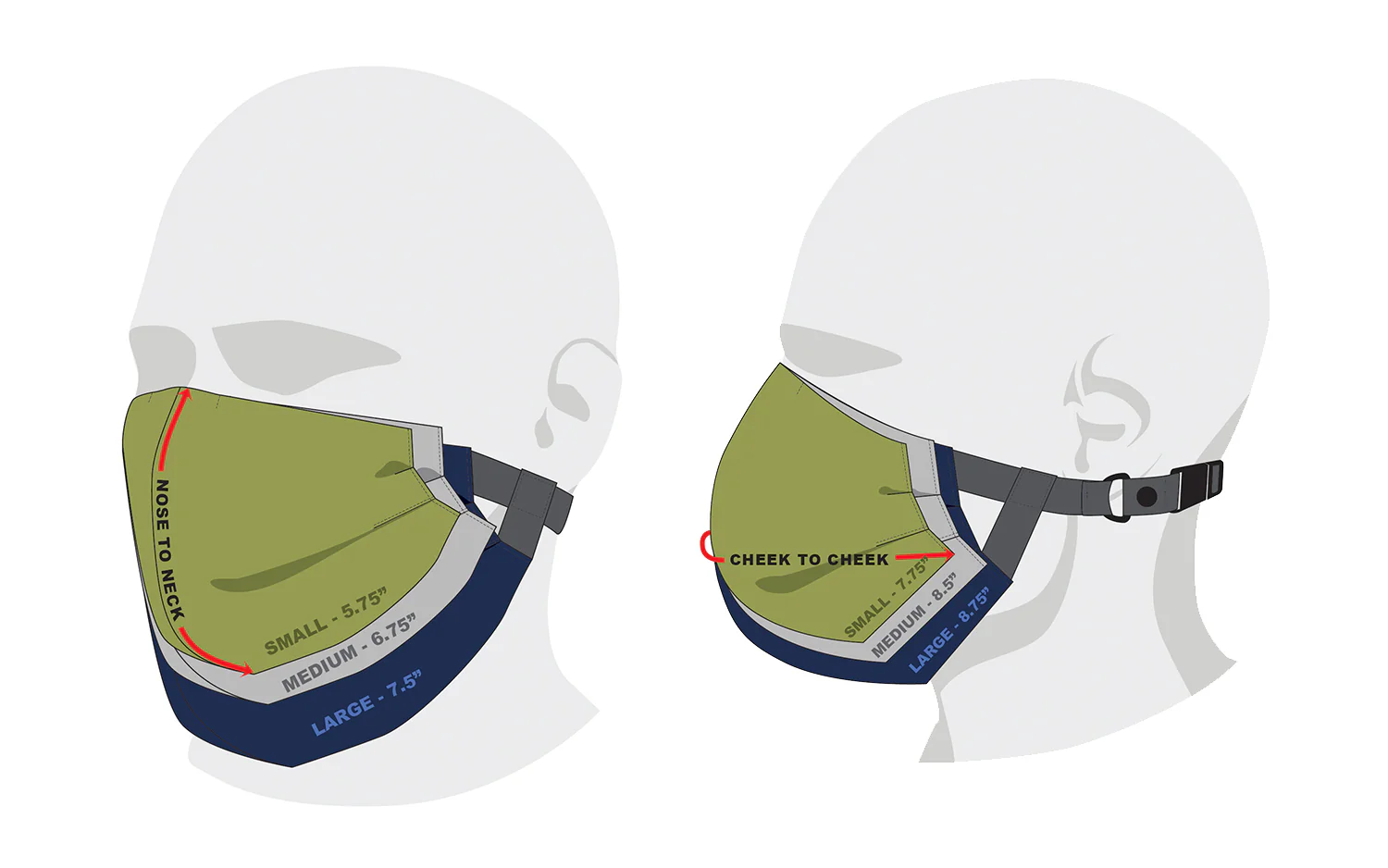Face Covering - Blue Digi Camo - Image 8